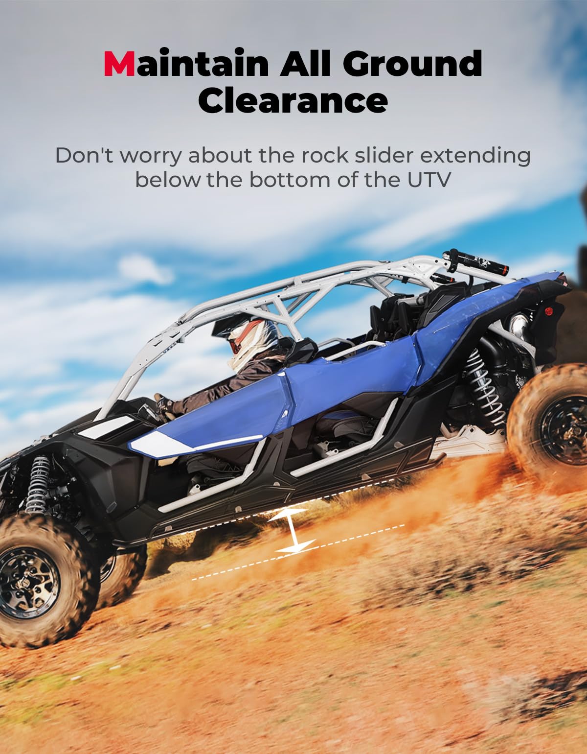 KEMIMOTO Maverick X3 MAX Pedane Laterali Acciaio Coppia