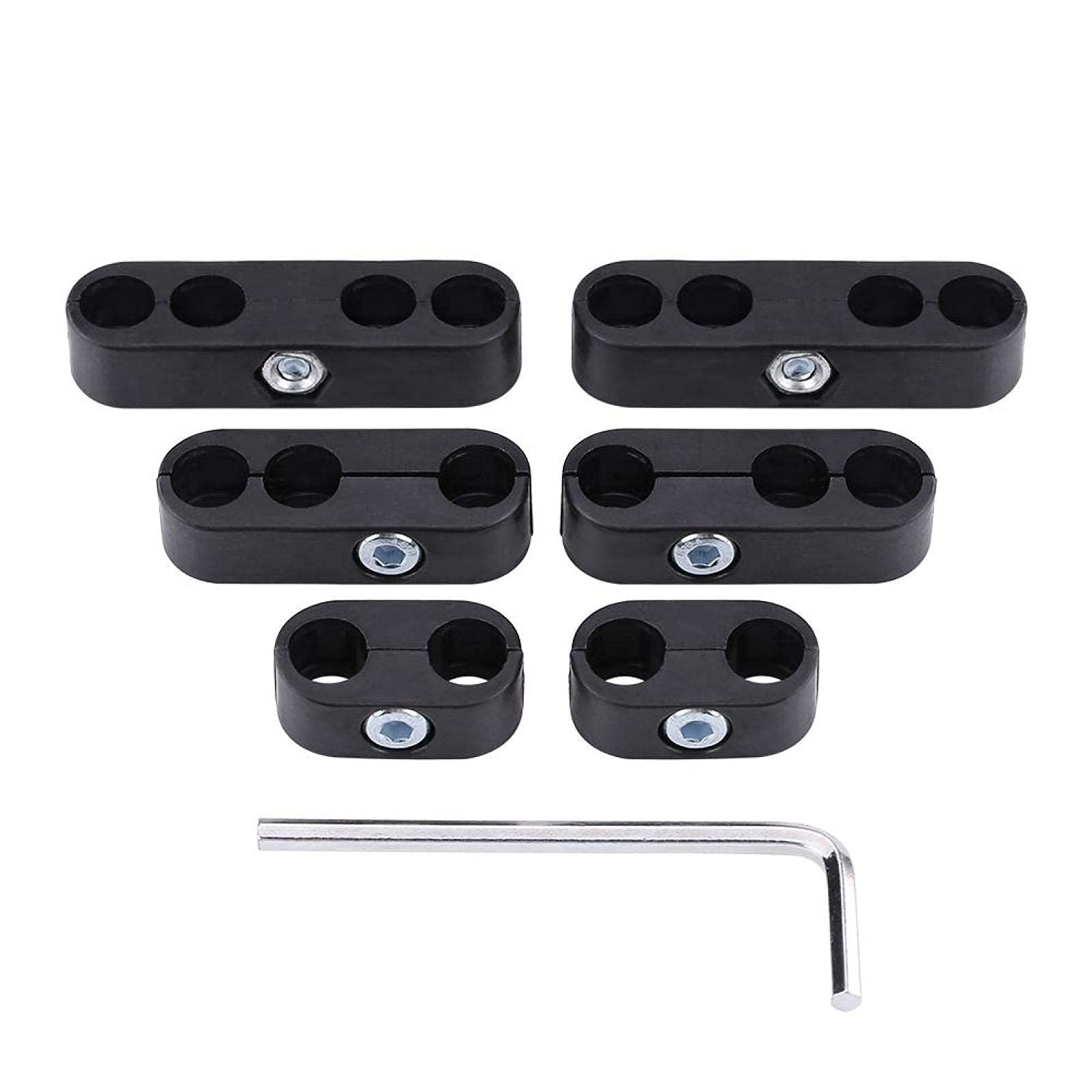 Kuuleyn Separatori Fili Candele 7 mm 8 mm Plastica Nero