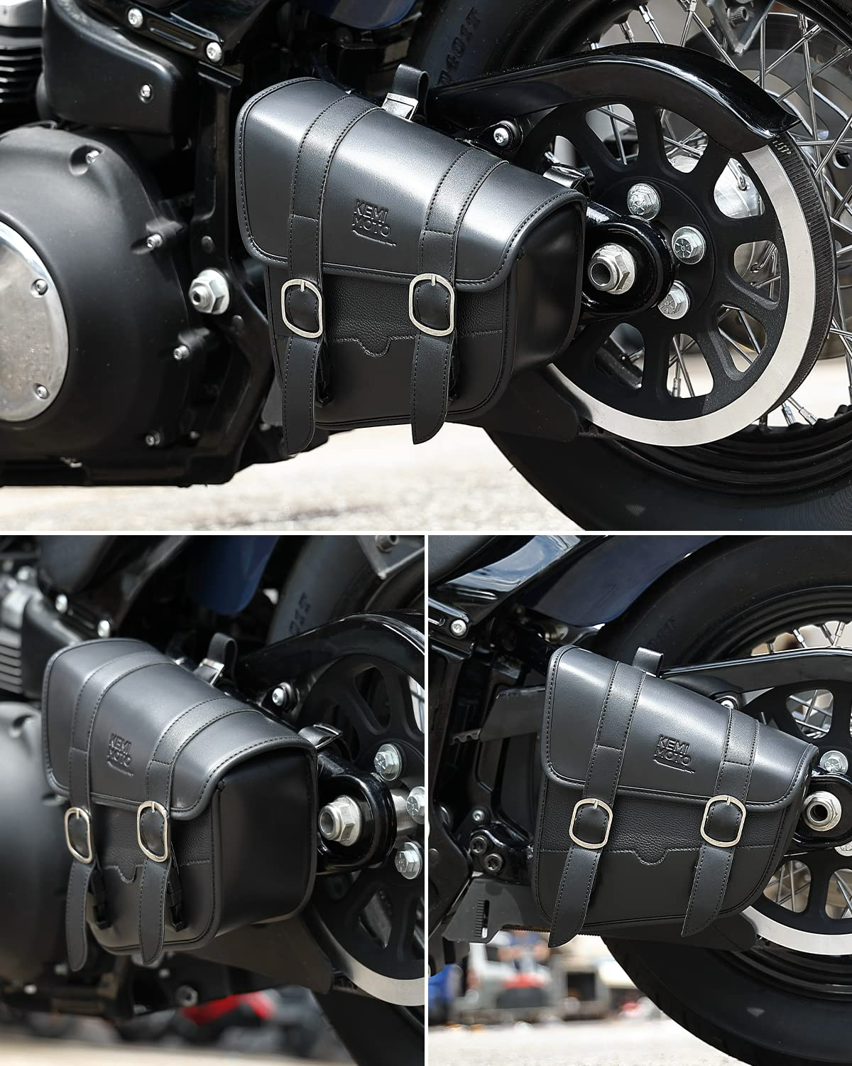 KEMIMOTO Softail borsa forcellone sinistra 9L PVC