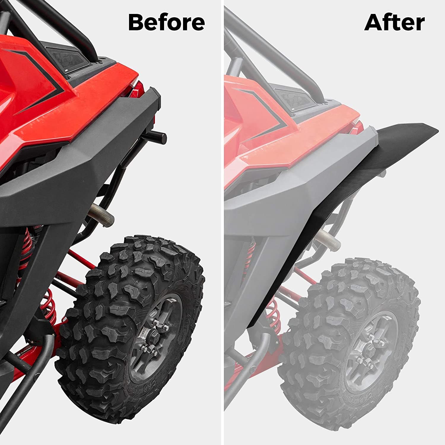 KEMIMOTO RZR PRO XP parafanghi allargati kit 4 pezzi