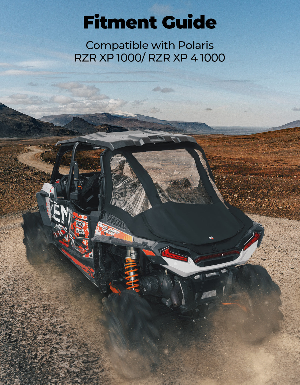 KEMIMOTO RZR XP 1000 lunotto morbido con telo cassone