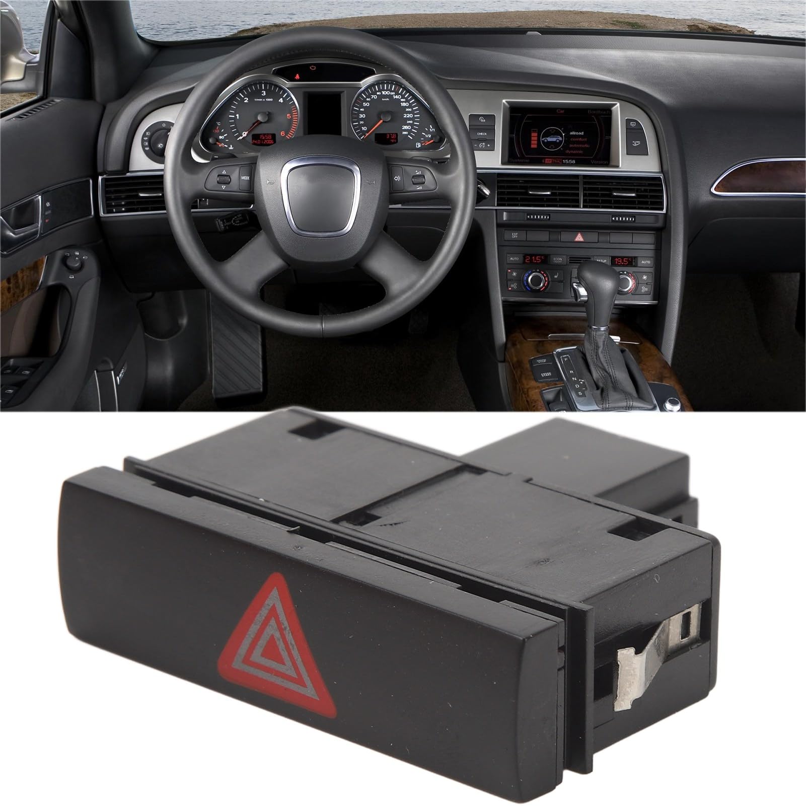 AOWINHIT Interruttore emergenza 4F0941509 per S6 C6 hazard