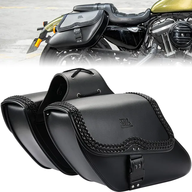 KEMIMOTO Sportster borse laterali 28L con serratura