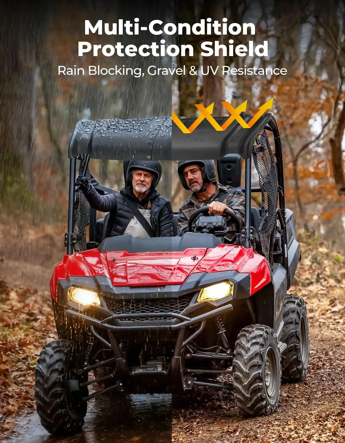 KEMIMOTO tettuccio rigido UTV Honda Pioneer 700 / 700-4 2 pezzi