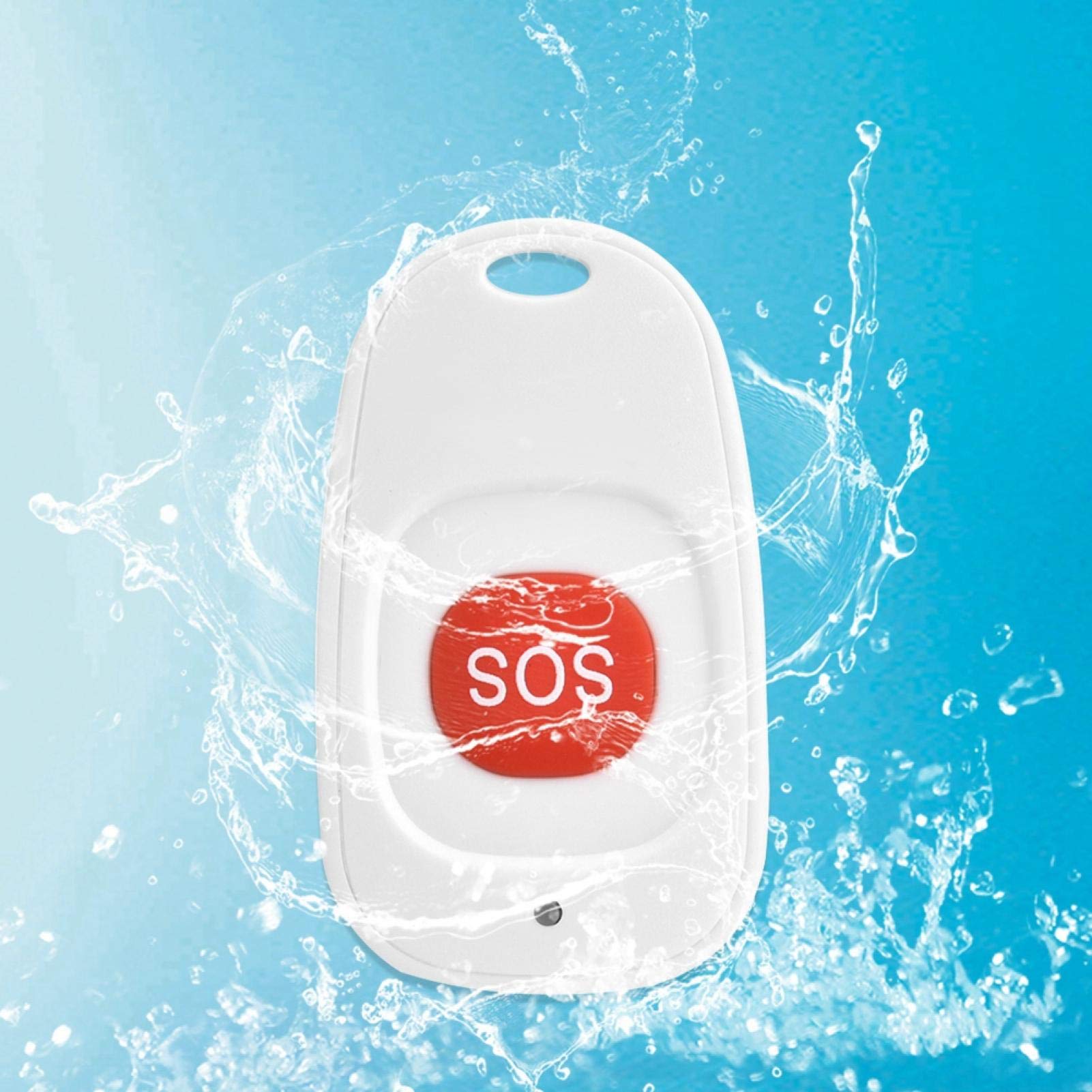 Kuuleyn Pulsante SOS Wireless 433 MHz Anziani Bianco