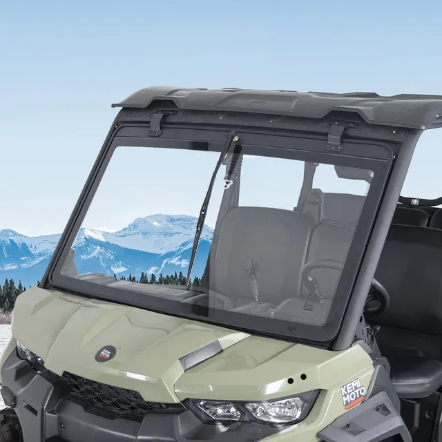 Kemimoto Defender parabrezza vetro con tergicristallo manuale