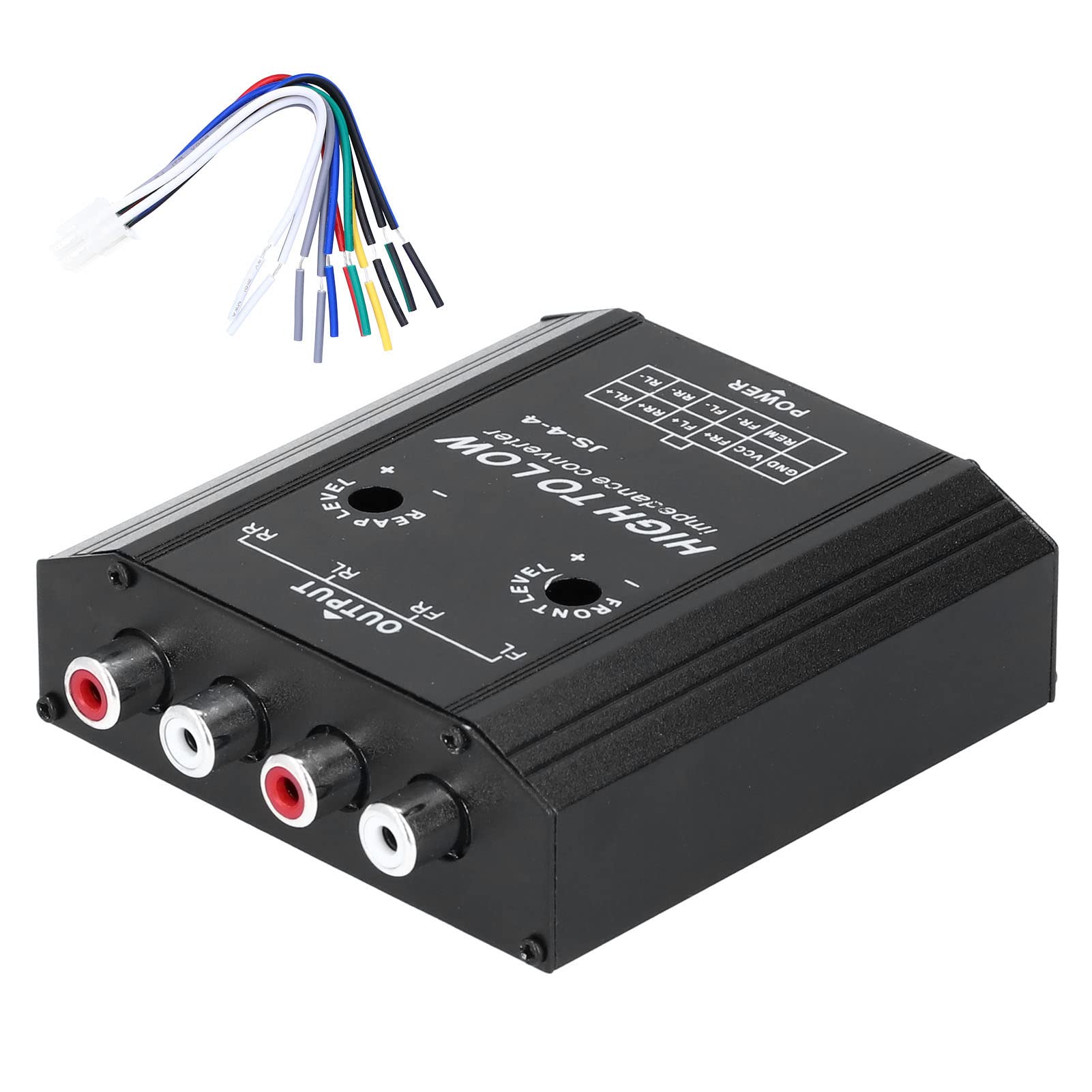 AOWINHIT Convertitore impedenza 12V 4 canali per auto