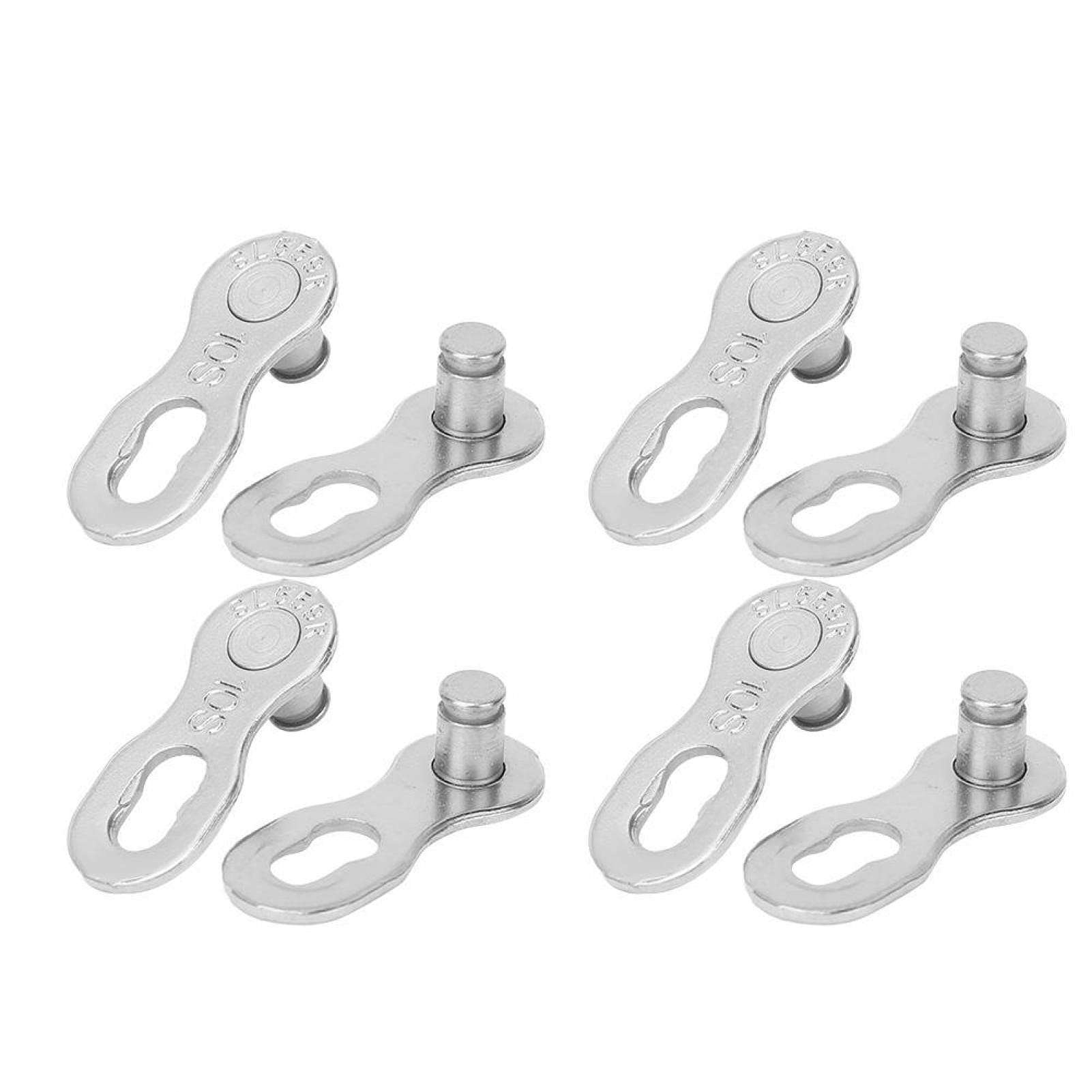 Kuuleyn false maglie catena bici 10V argento 4 paia