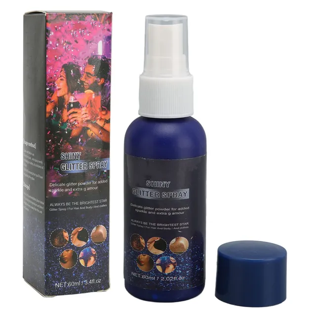 Kuuleyn spray glitter corpo 60 ml viso capelli lunga durata