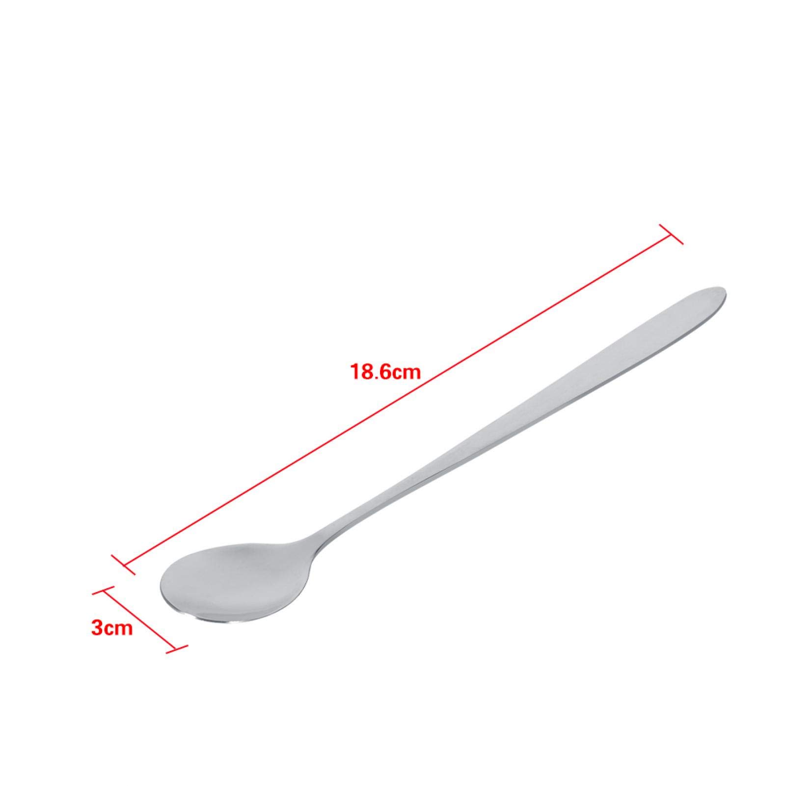 Kuuleyn cucchiai da tavola manico lungo 6 pezzi inox