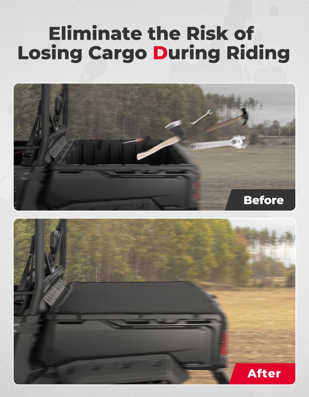 KEMIMOTO Defender rete elastica cassone copertura carico