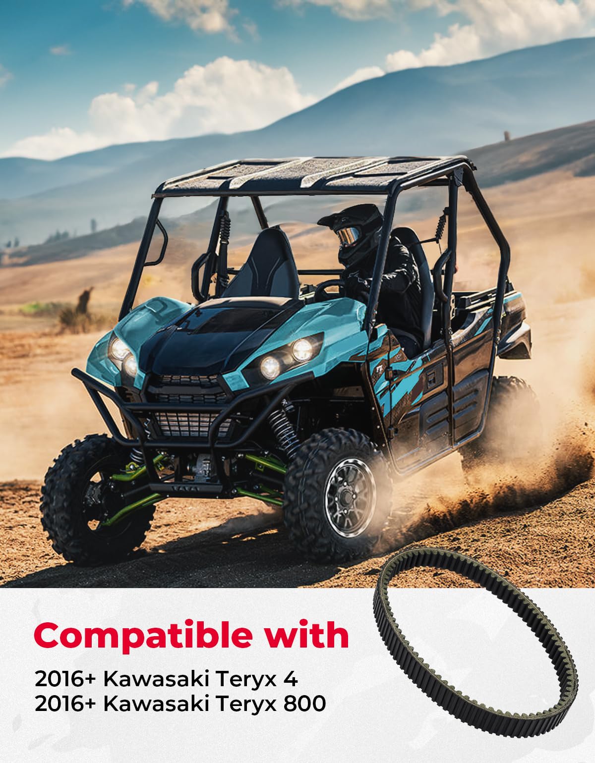 Kemimoto Cinghia CVT per Kawasaki Teryx 800 neoprene