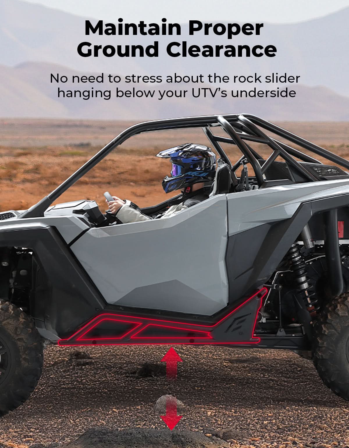 KEMIMOTO RZR PRO pedane laterali coppia 2020-2026 antiscivolo