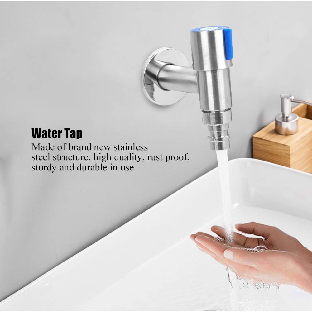 Kuuleyn rubinetto a parete G1/2 acciaio inox