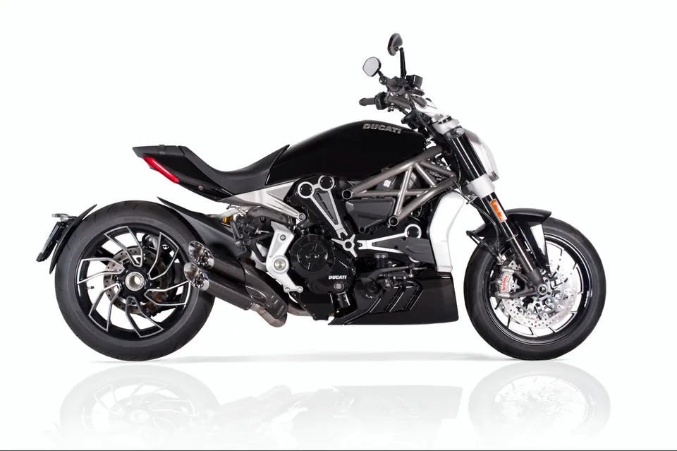 QD Exhaust Slash-Carbon Scarico X-Diavel Euro4