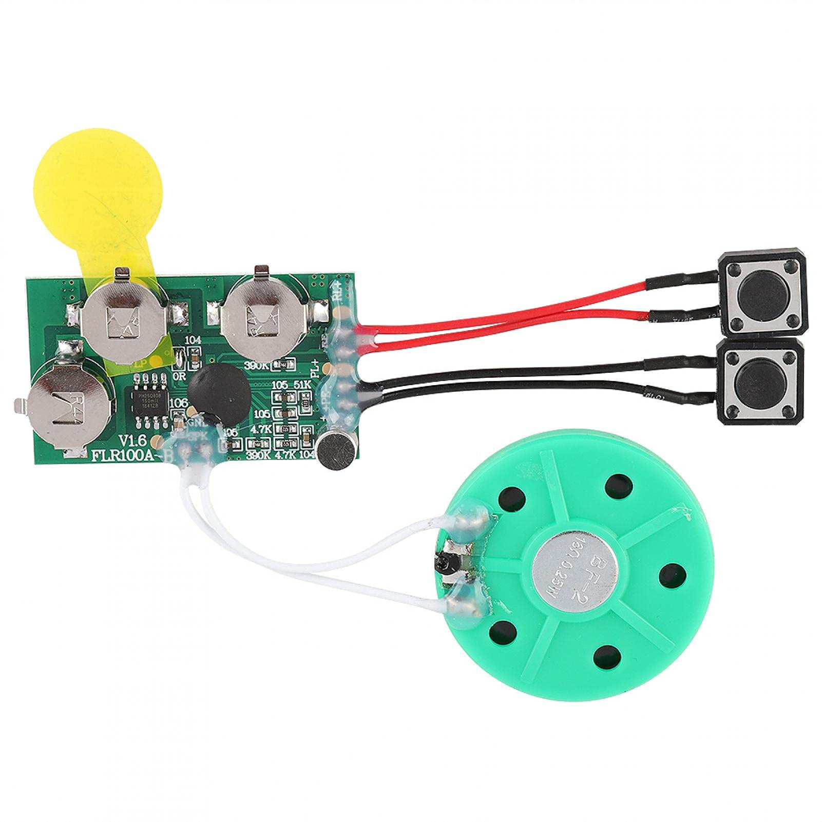 Kuuleyn Modulo Vocale 120 Secondi Chip Audio Registrabile Pulsante