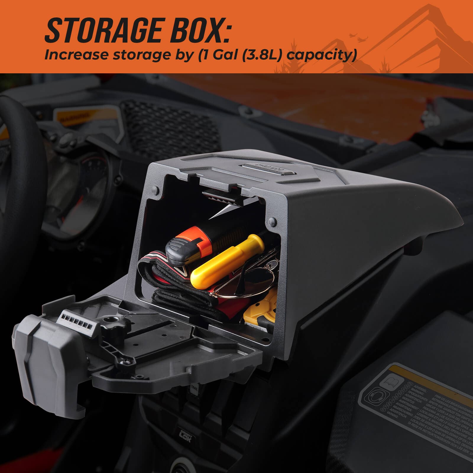 KEMIMOTO Maverick X3 MAX borse portiera + supporto tablet 3.8L