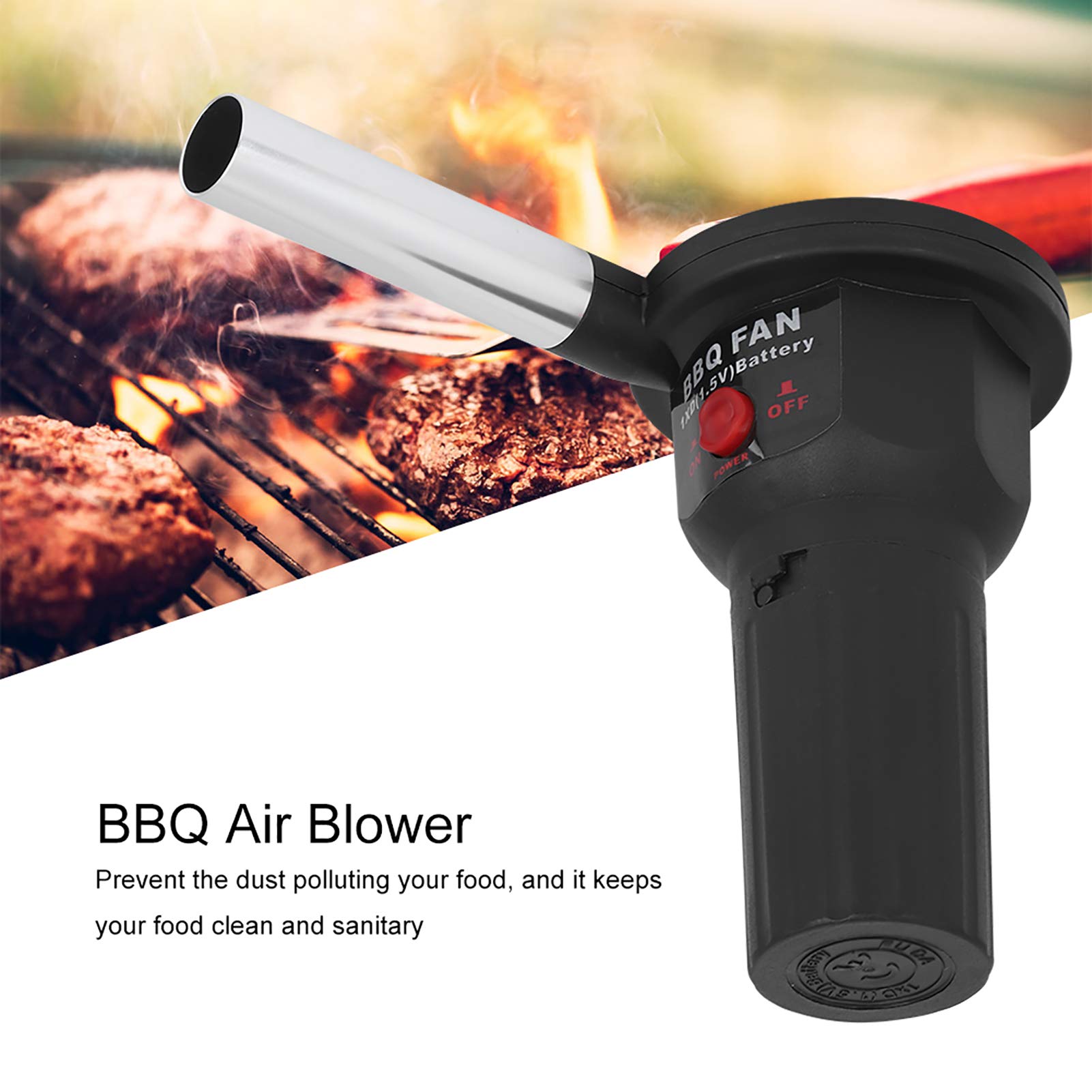 Kuuleyn Ventilatore Barbecue USB 5V Portatile da Campeggio
