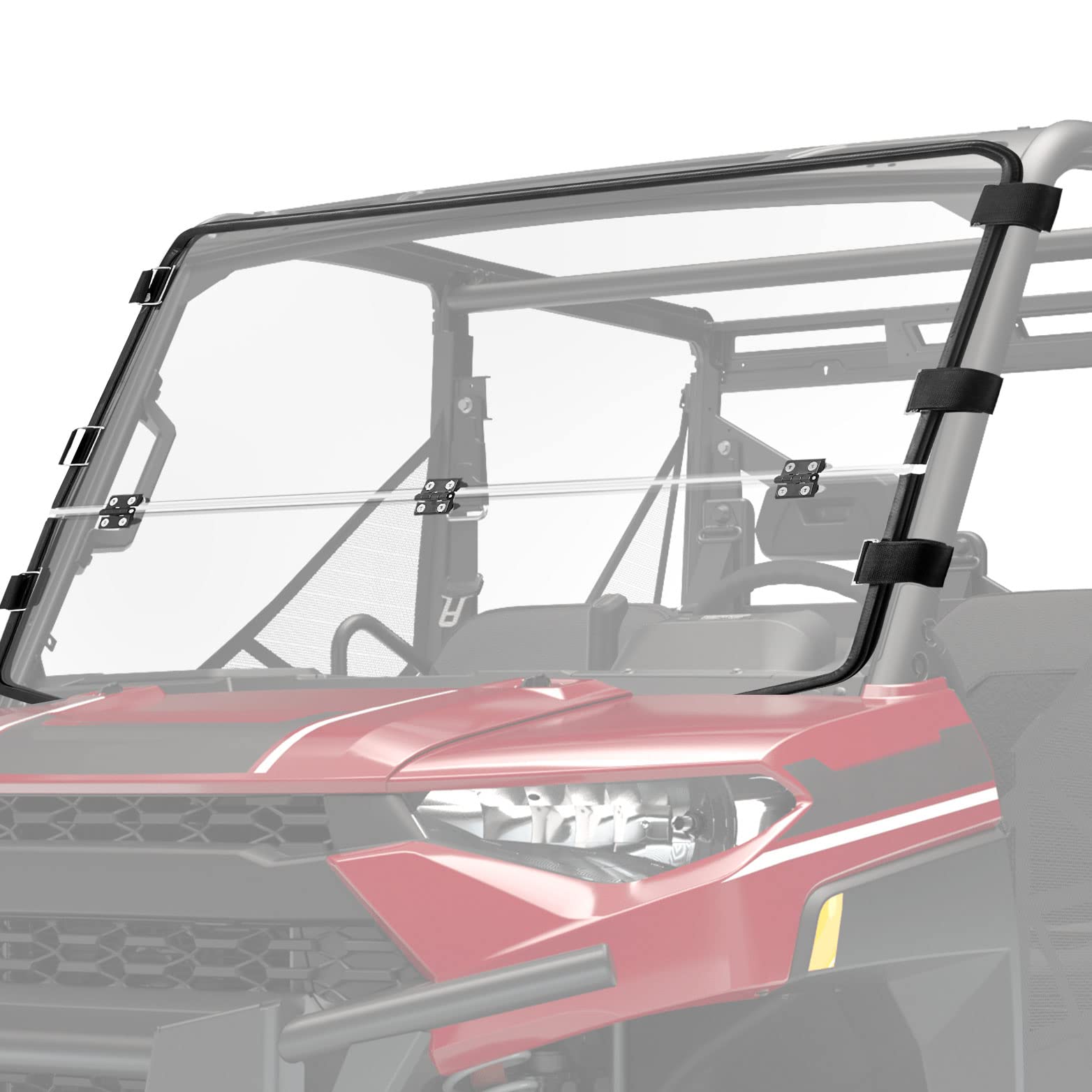 KEMIMOTO Ranger 1000 parabrezza apribile 2-in-1 PC