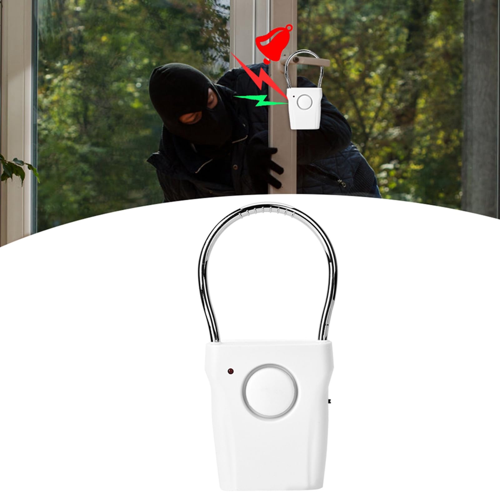 AOWINHIT Allarme Porta Sensore Vibrazione 120 dB