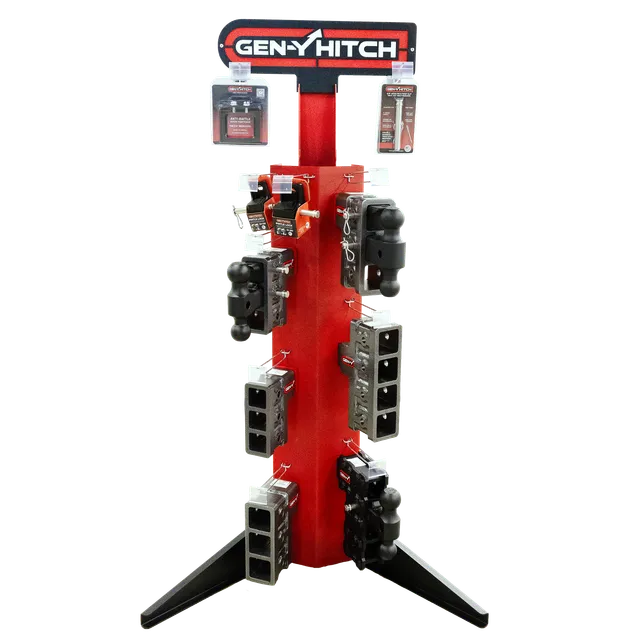 GEN-Y Hitch Vertical Bumper Pull Espositore verticale acciaio