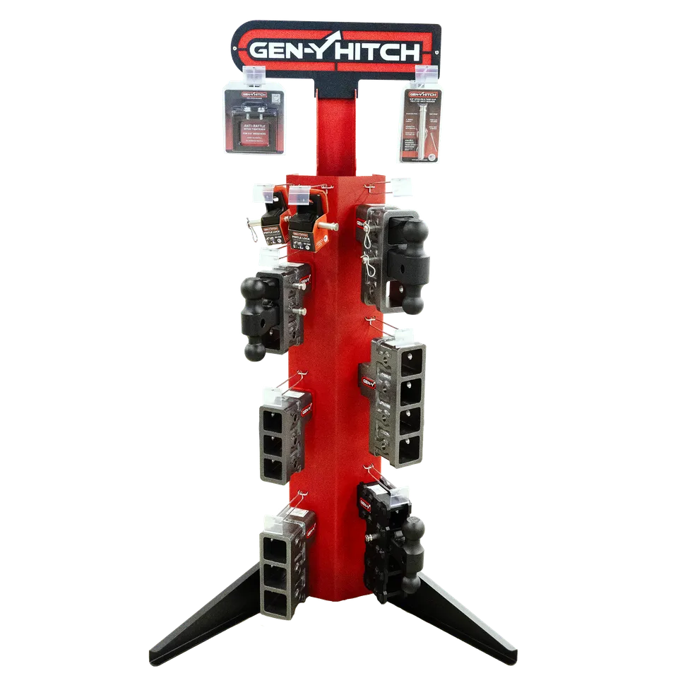 GEN-Y Hitch Vertical Bumper Pull Espositore verticale acciaio