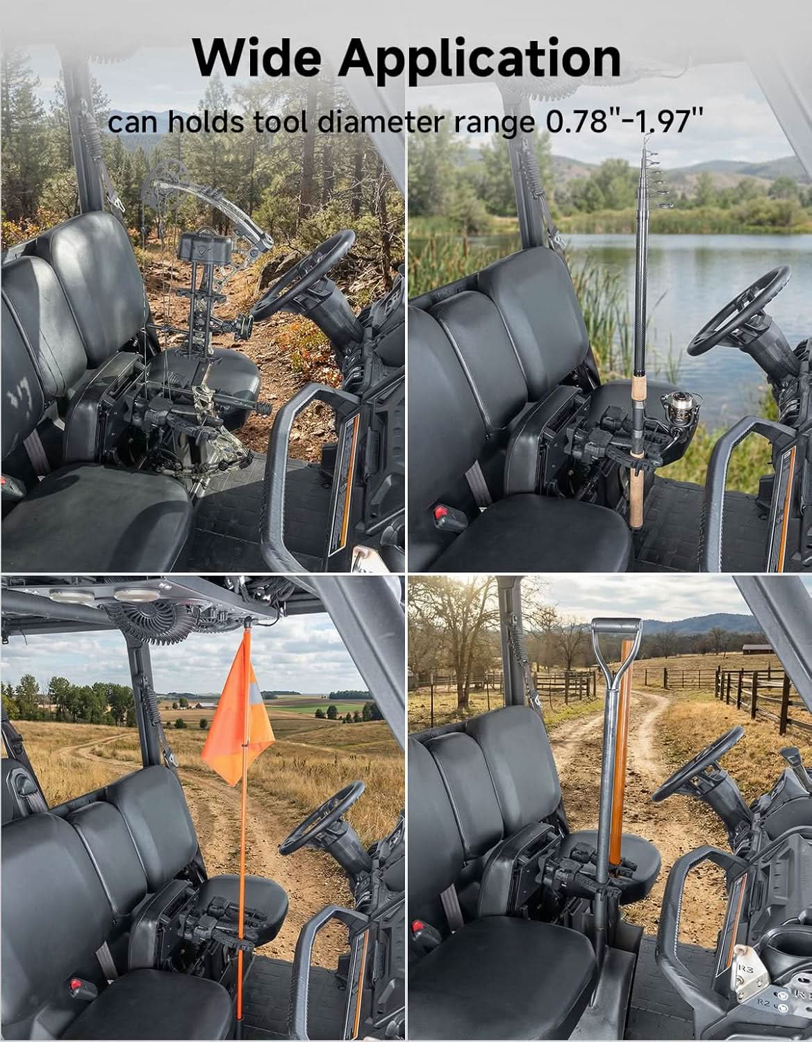 KEMIMOTO Defender Ranger porta attrezzi sottosedile verticale