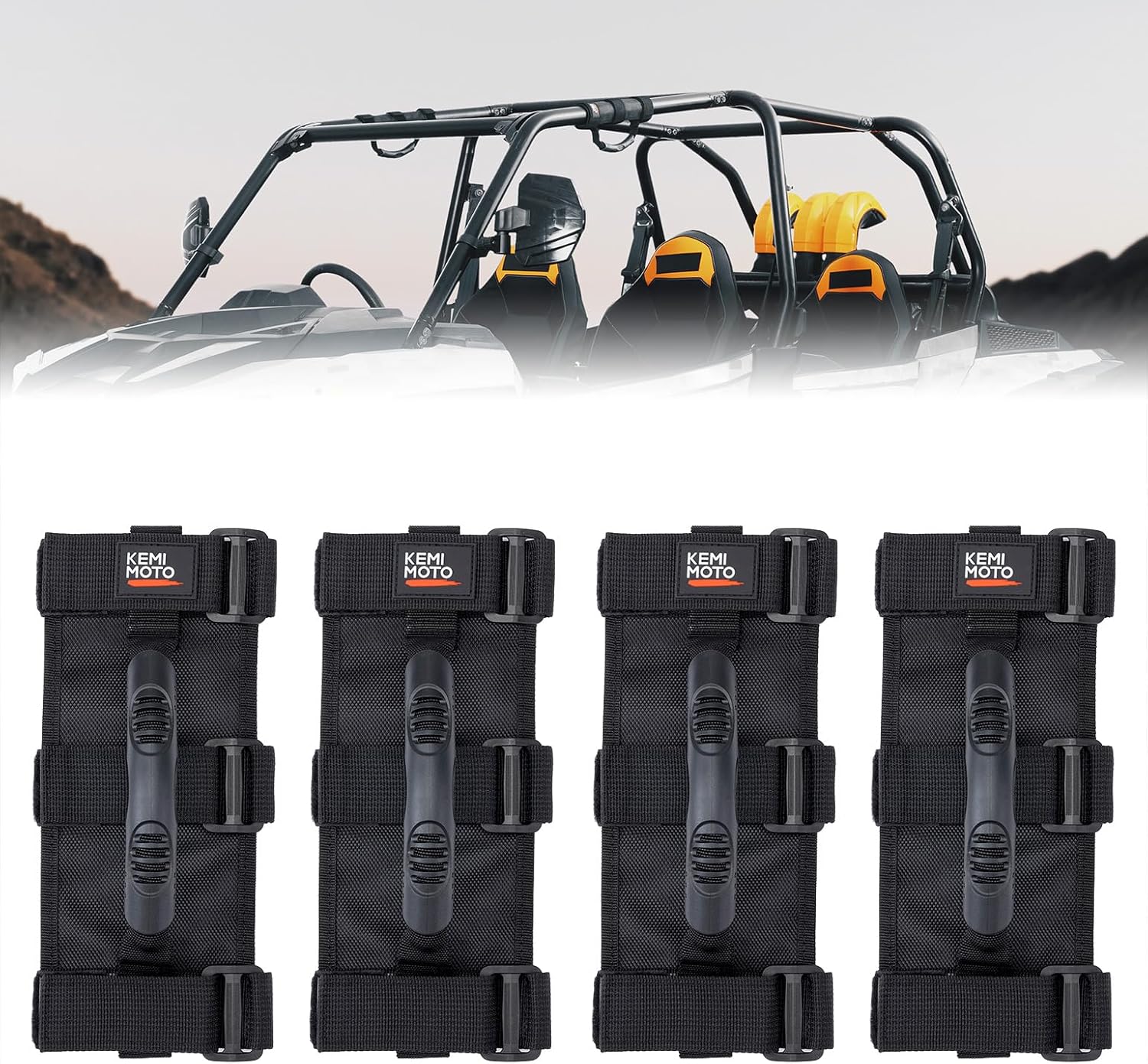 KEMIMOTO BZH0134-04 maniglie UTV barra 1.5-2" 4 pezzi