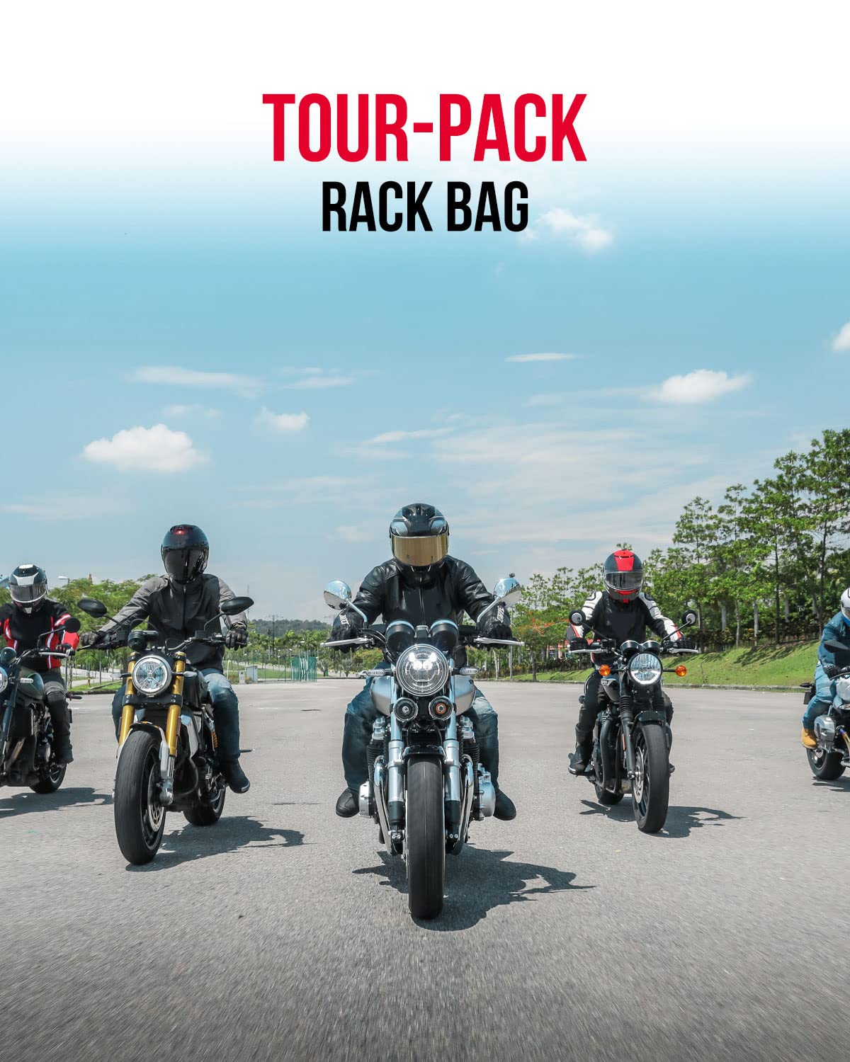 KEMIMOTO Tour-Pack borsa moto posteriore espandibile