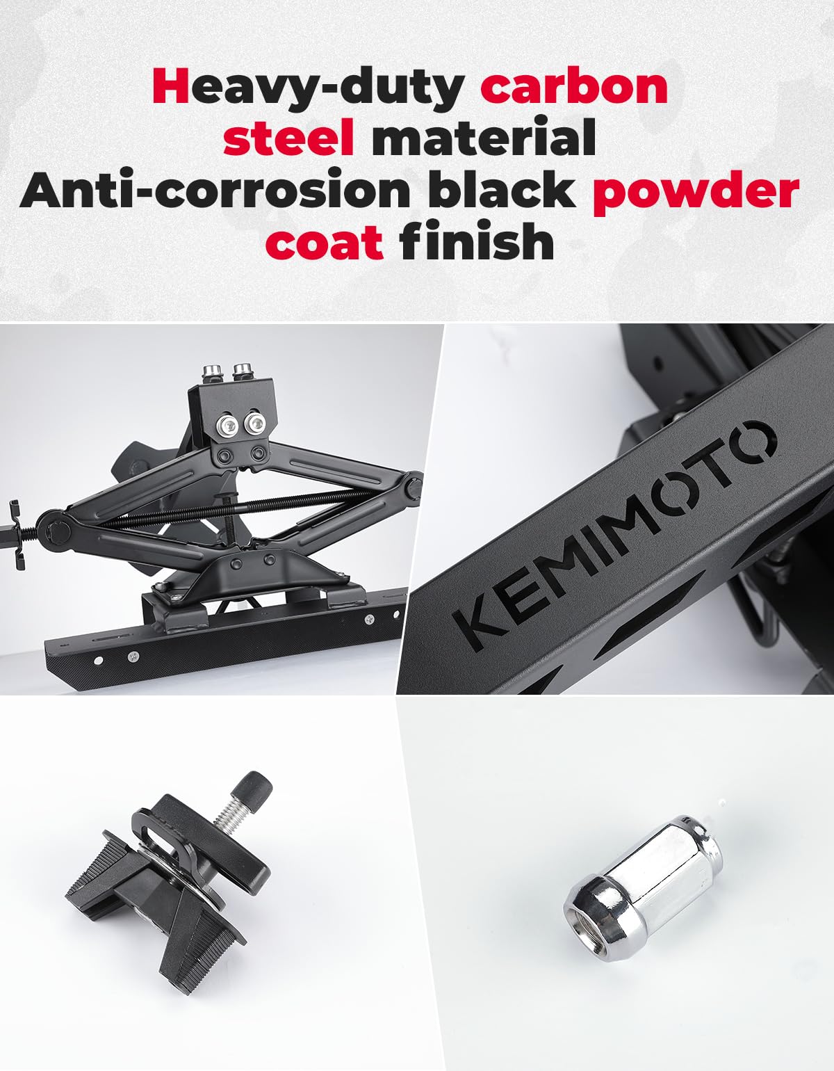 KEMIMOTO Defender portaruota scorta cassone 26-33 pollici