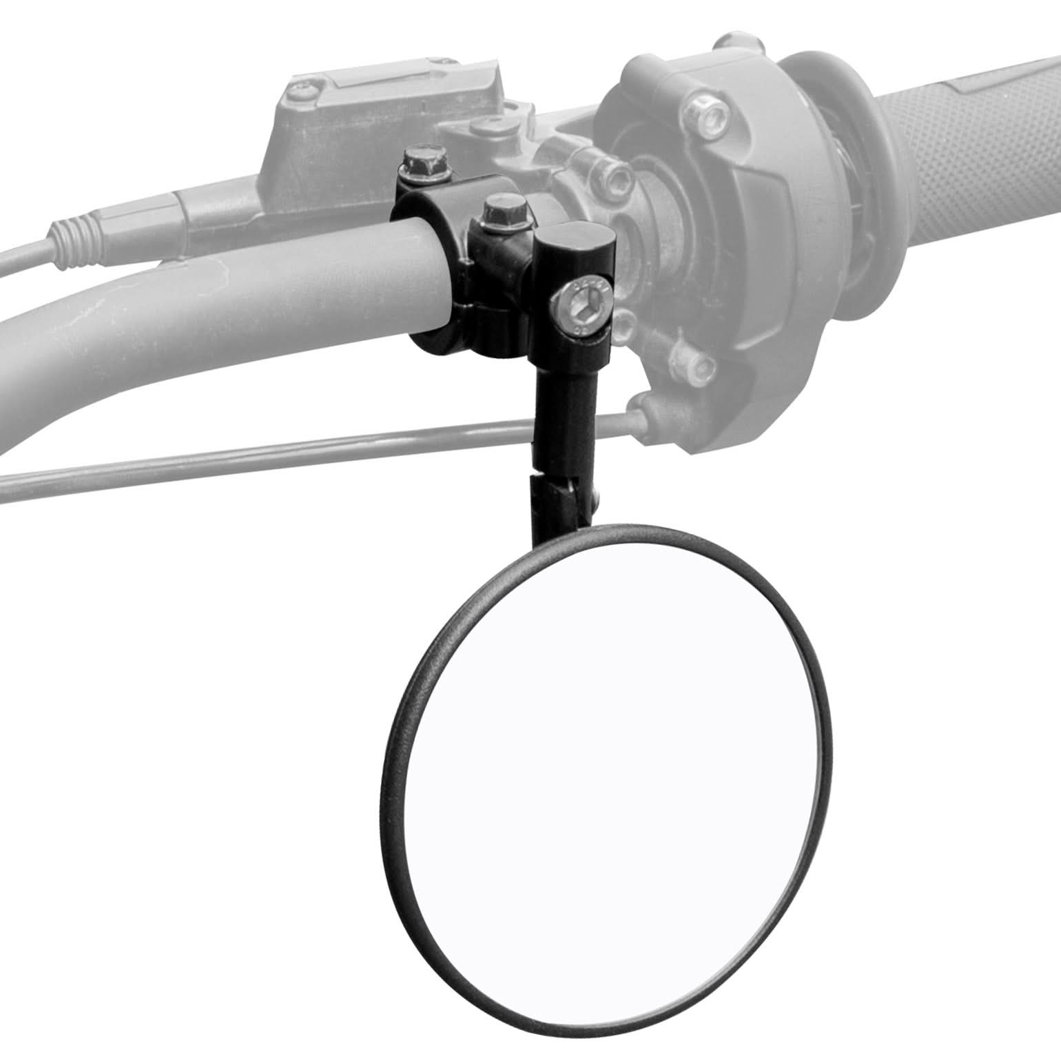 KEMIMOTO specchietto manubrio CNC 22-23mm M8 alluminio
