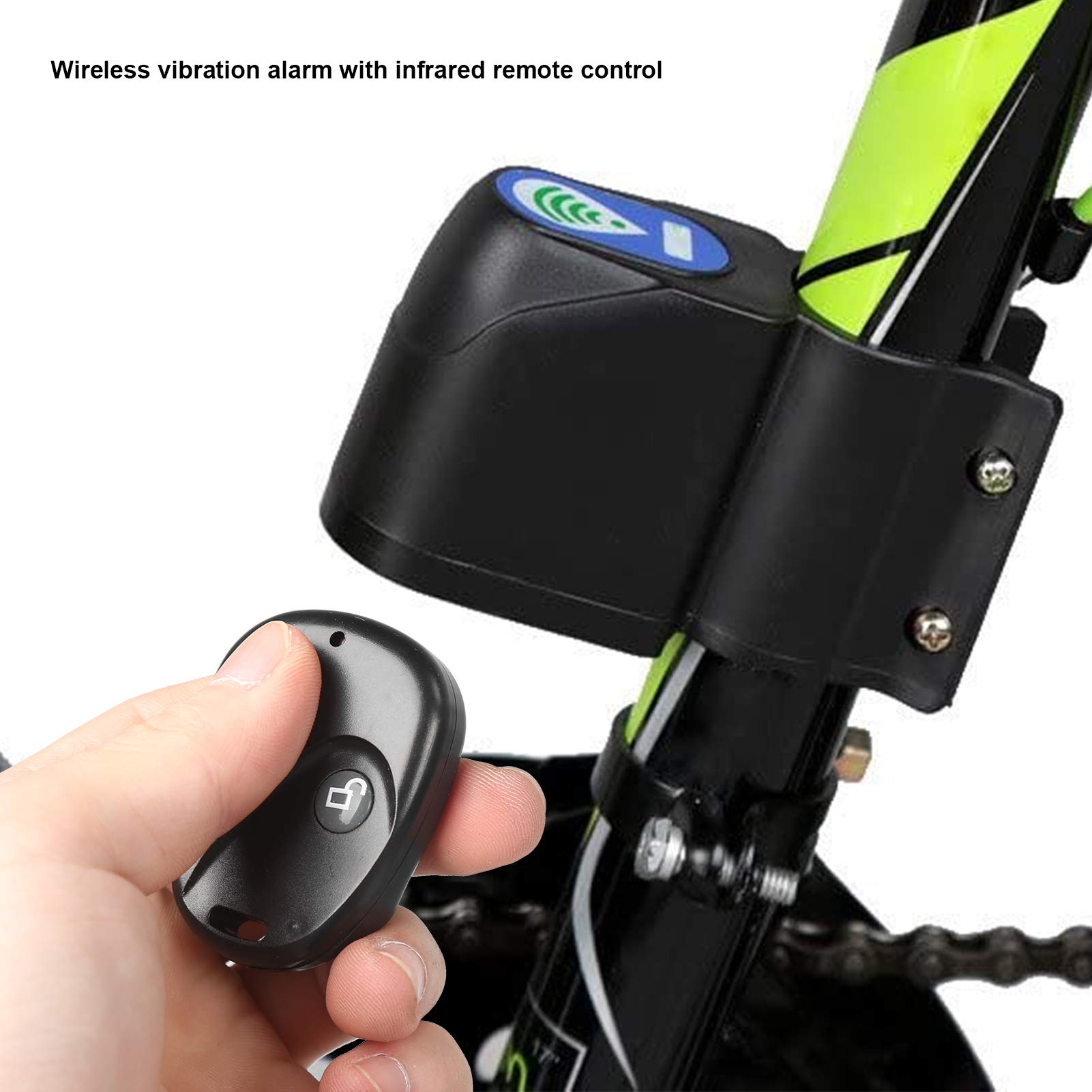 Kuuleyn Lucchetto Bici con Allarme Telecomando Antifurto