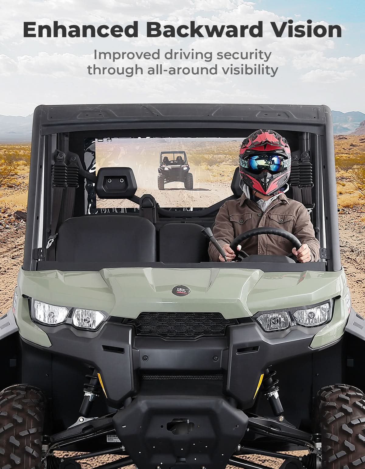 KEMIMOTO Defender telo cassone UTV camper impermeabile
