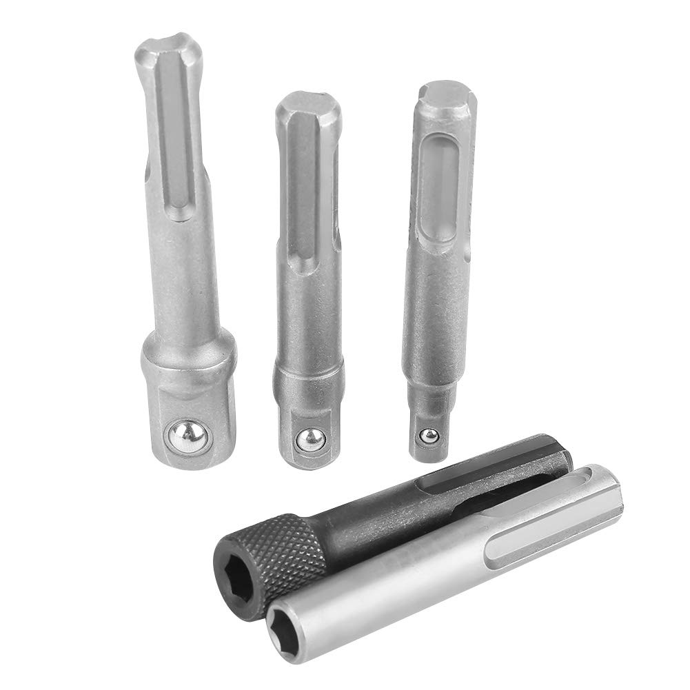 Kuuleyn adattatore presa SDS acciaio set 5 pezzi esagonale