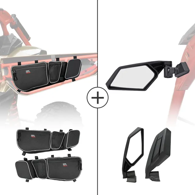 Kemimoto Maverick X3 borse porta + specchi laterali kit anteriore