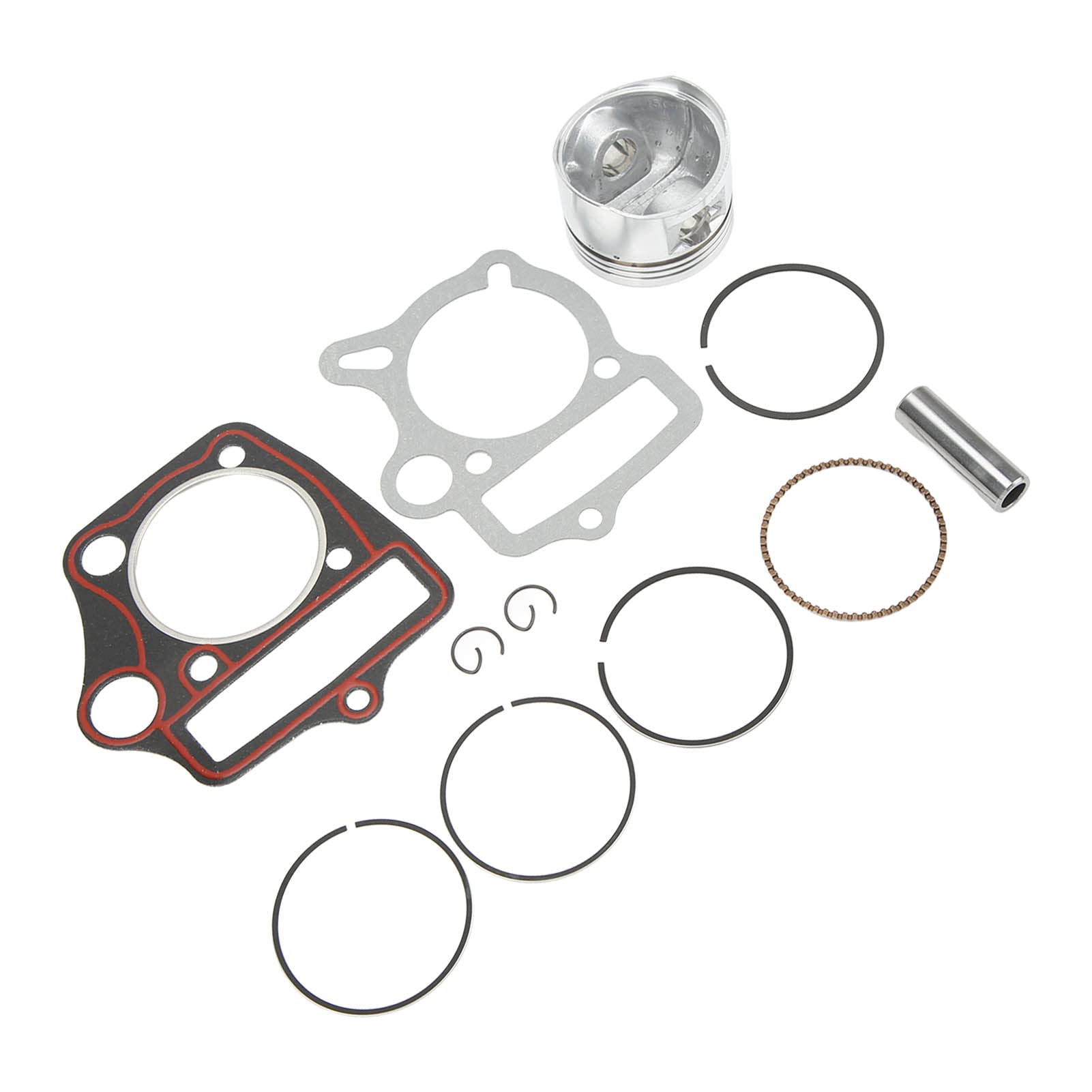 AOWINHIT Kit Pistone 52,4 mm Fasce Elastiche 110 125 4T