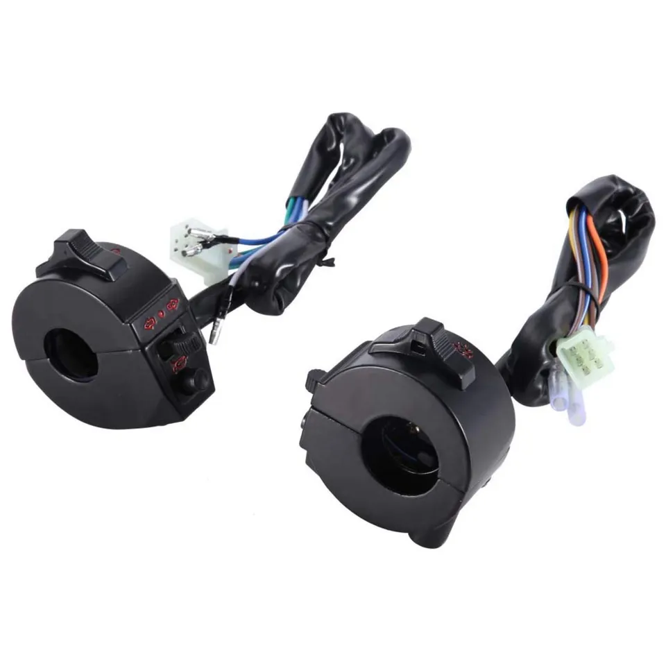 Kuuleyn 22 mm interruttori manubrio moto alluminio 1 paio