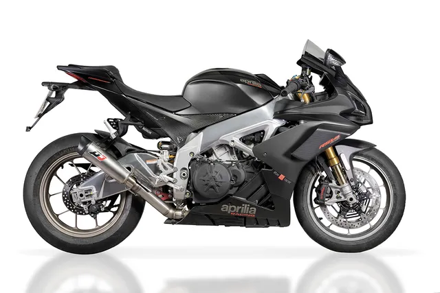 QD Exhaust Tri-Cone Racing scarico slip-on titanio