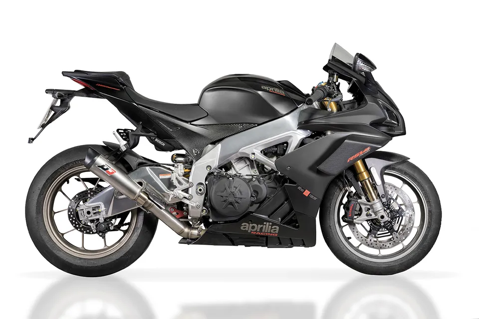 QD Exhaust Tri-Cone Racing scarico slip-on titanio