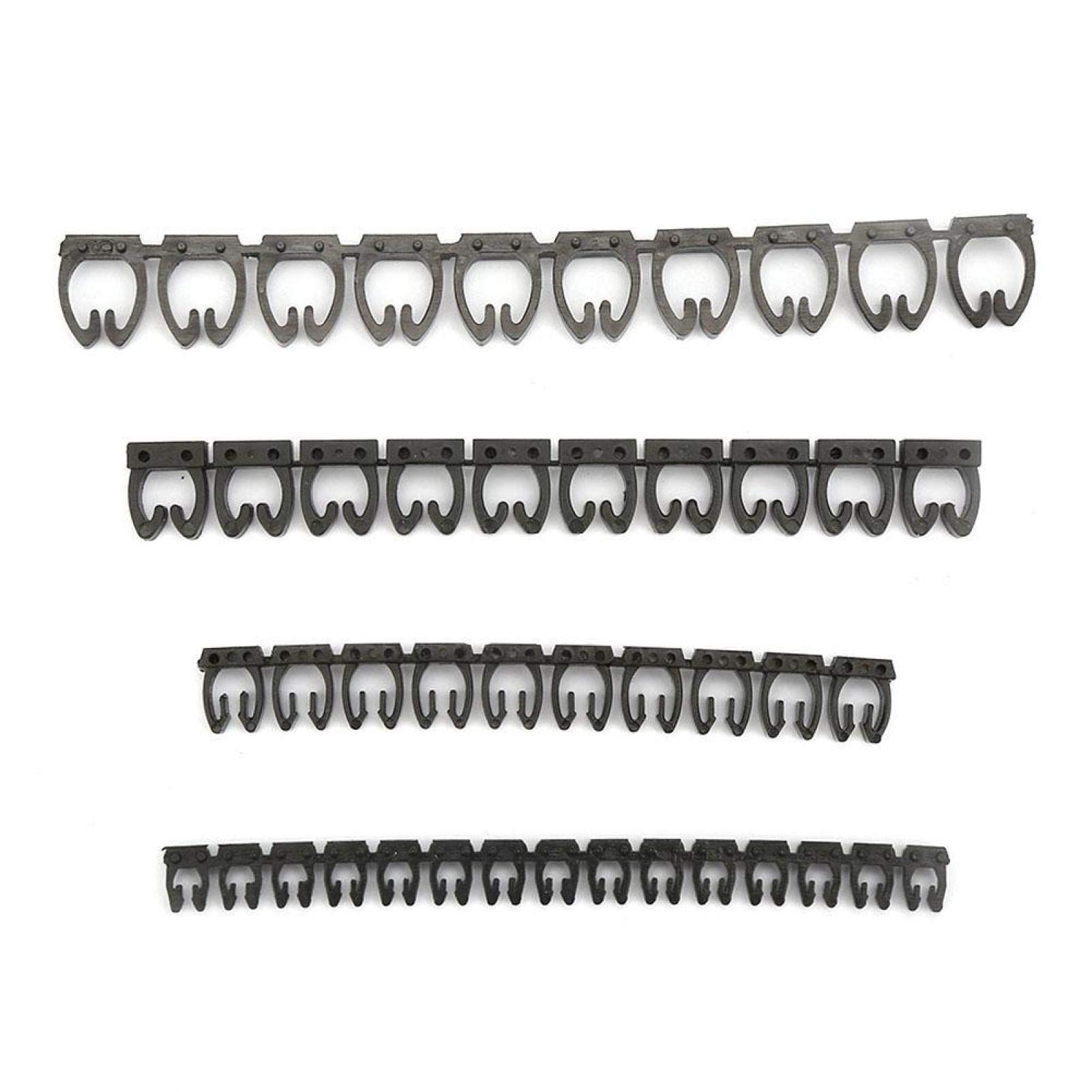 Kuuleyn Clip 0-9 4mm segnafili colorati 100 pezzi