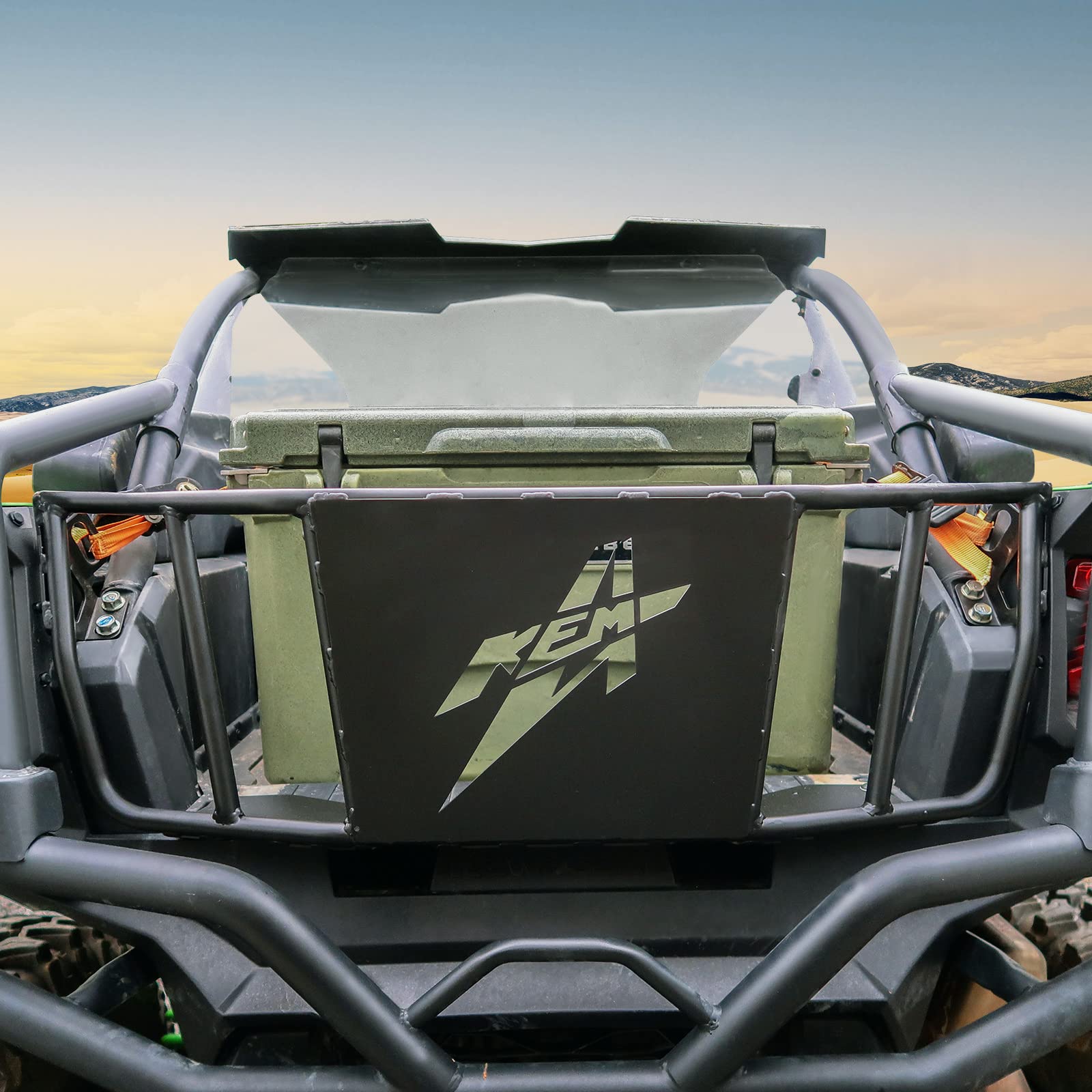 Kemimoto Sponda Posteriore UTV Kawasaki Teryx KRX 1000 Acciaio