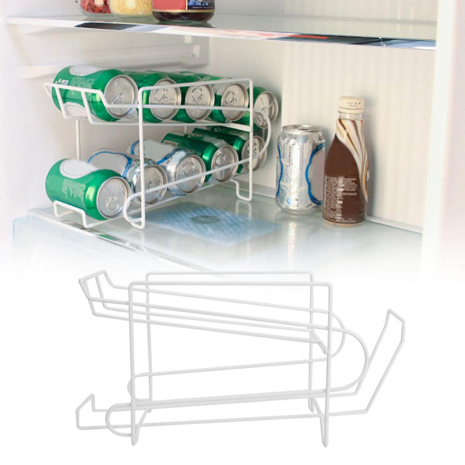 Kuuleyn Porta Lattine Frigo Doppio Strato Metallo Bevande