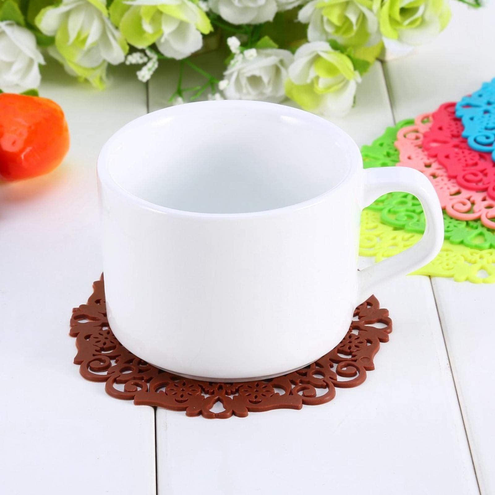 Kuuleyn Sottobicchiere Silicone Rotondo Pizzo 90 mm