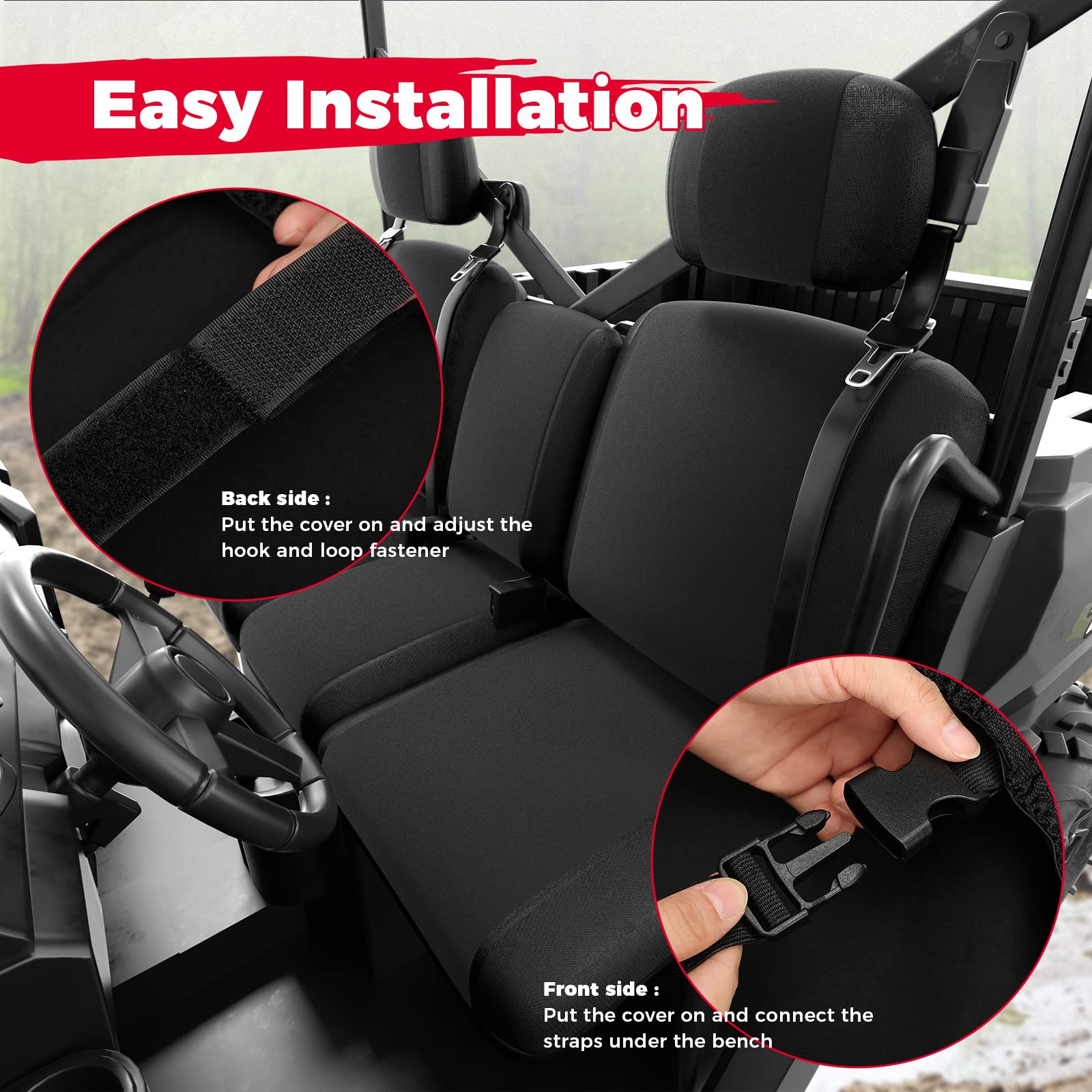 KEMIMOTO Defender HD5-HD10 Coprisedile Impermeabile 1680D