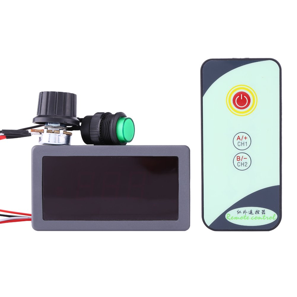 Kuuleyn Regolatore Velocità Motore DC Display LED 6-30V IR