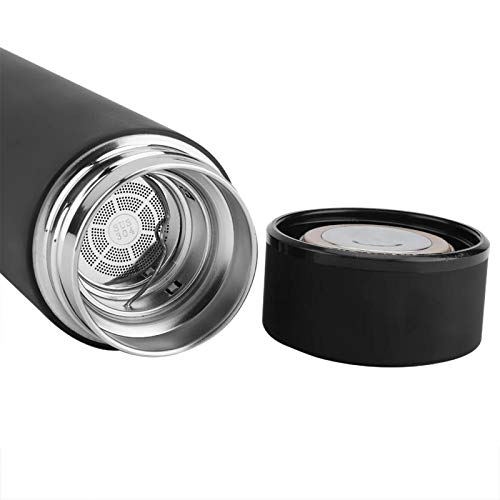 Kuuleyn bottiglia termica 500 ml nero acciaio inox