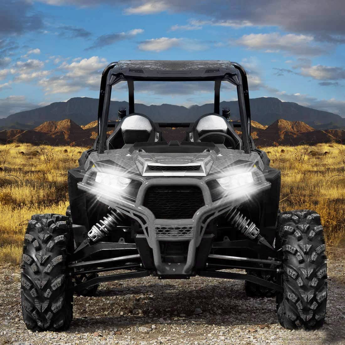 Kemimoto RZR XP 1000 fari LED anteriori coppia 30W