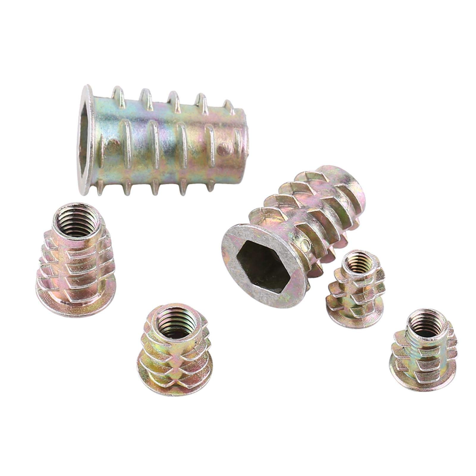Kuuleyn Dadi Inserti Esagonali M4-M10 Zinco 50 Pezzi