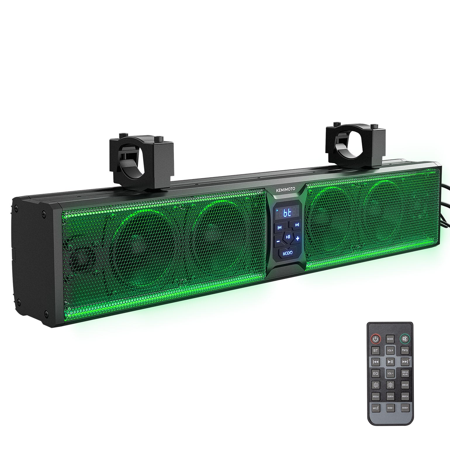 Kemimoto Soundbar UTV 26 pollici Bluetooth 500W RGB IP65