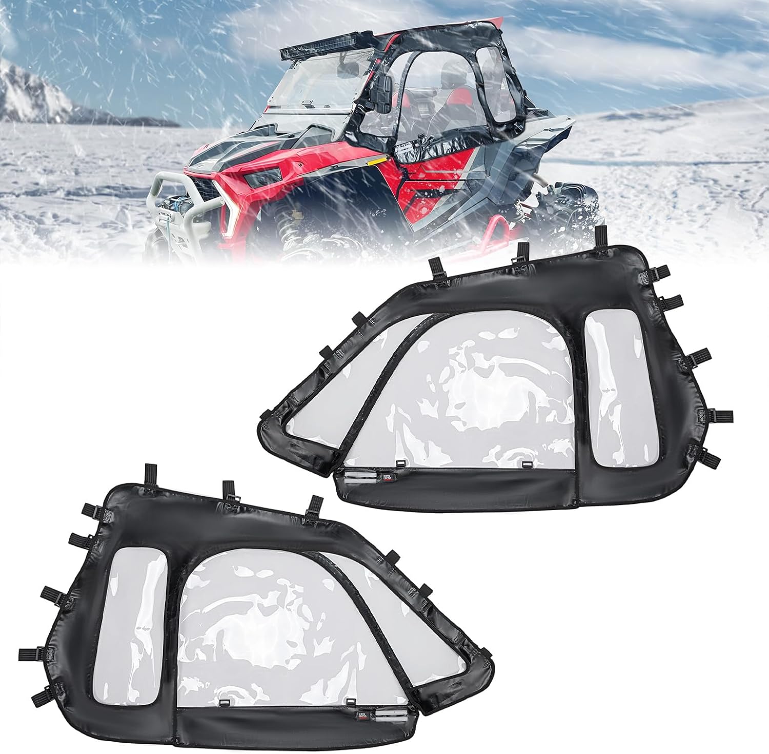 KEMIMOTO Porte Superiori RZR XP 1000 Telo PVC 2014-2023